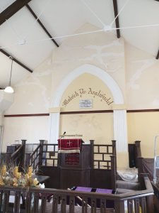 Calfaria Chapel Ystradgynlais paint job by Swansea Painter