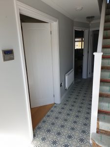 Interior door decorated by Painer in Swansea in Llansamlet in Swansea